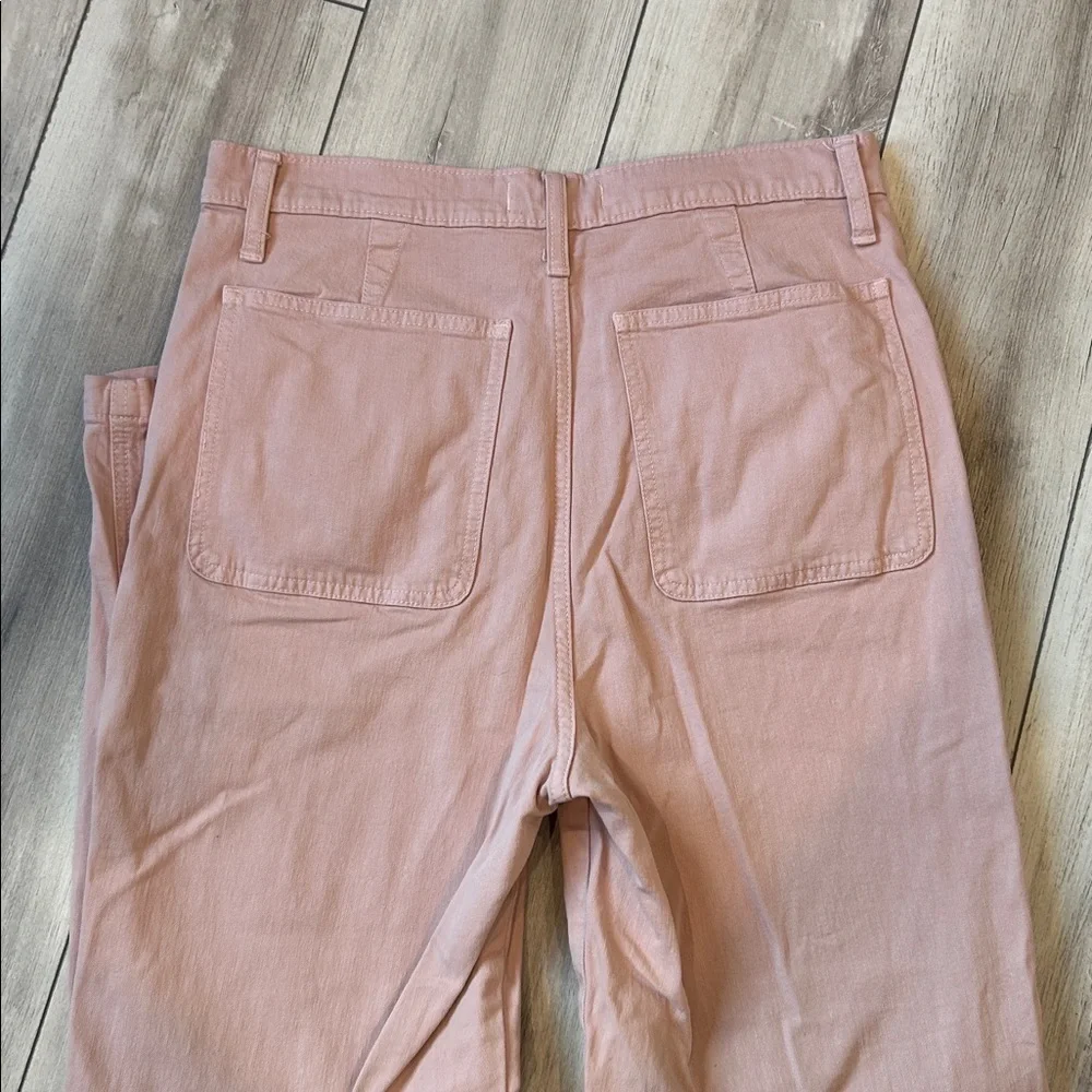Madewell blush pink high rise crop jeans size 29